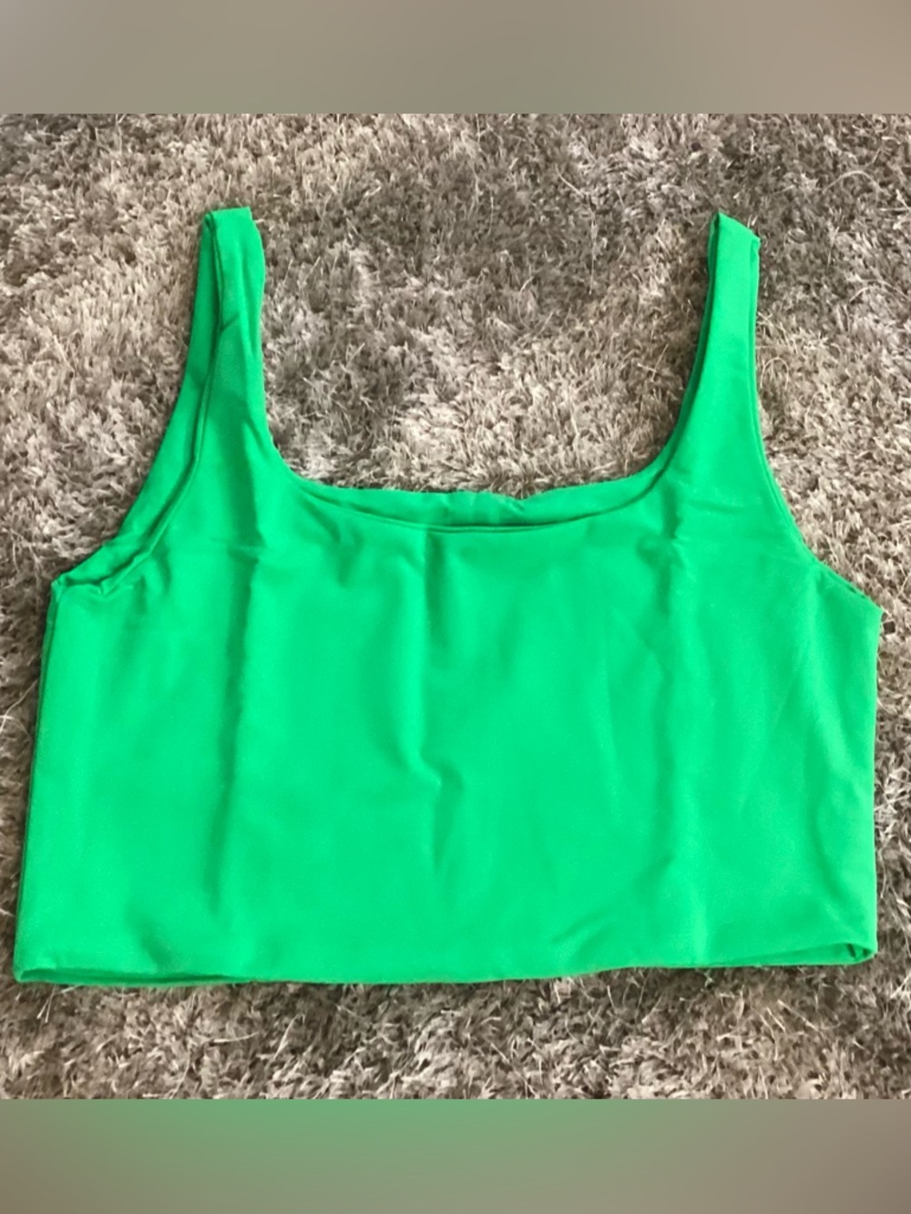 Square Neck Top - Lime 🍋‍🟩